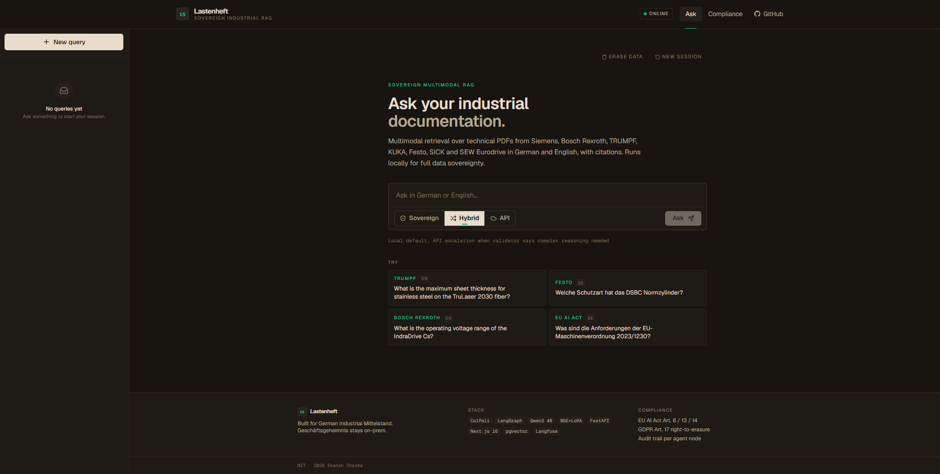 Home page